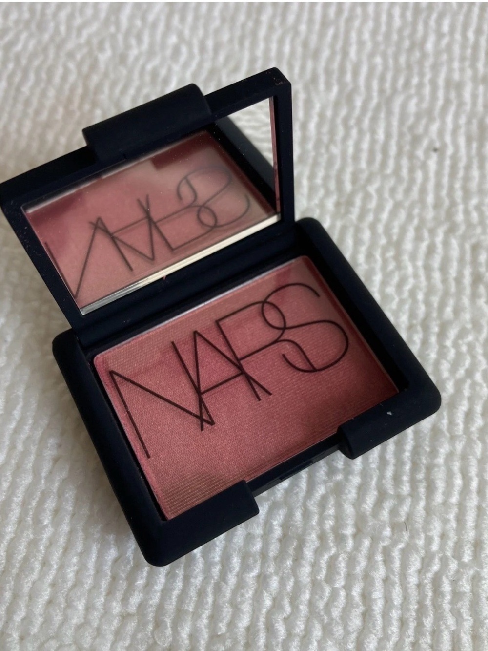 NARS Single Pressed Powder Blush, Orgasm Shade, Shimmer, Mini, 0.12 oz
